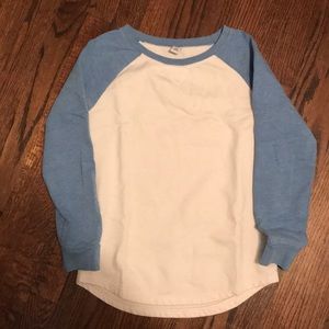 NWOT Old Navy Girls Baseball Crewneck